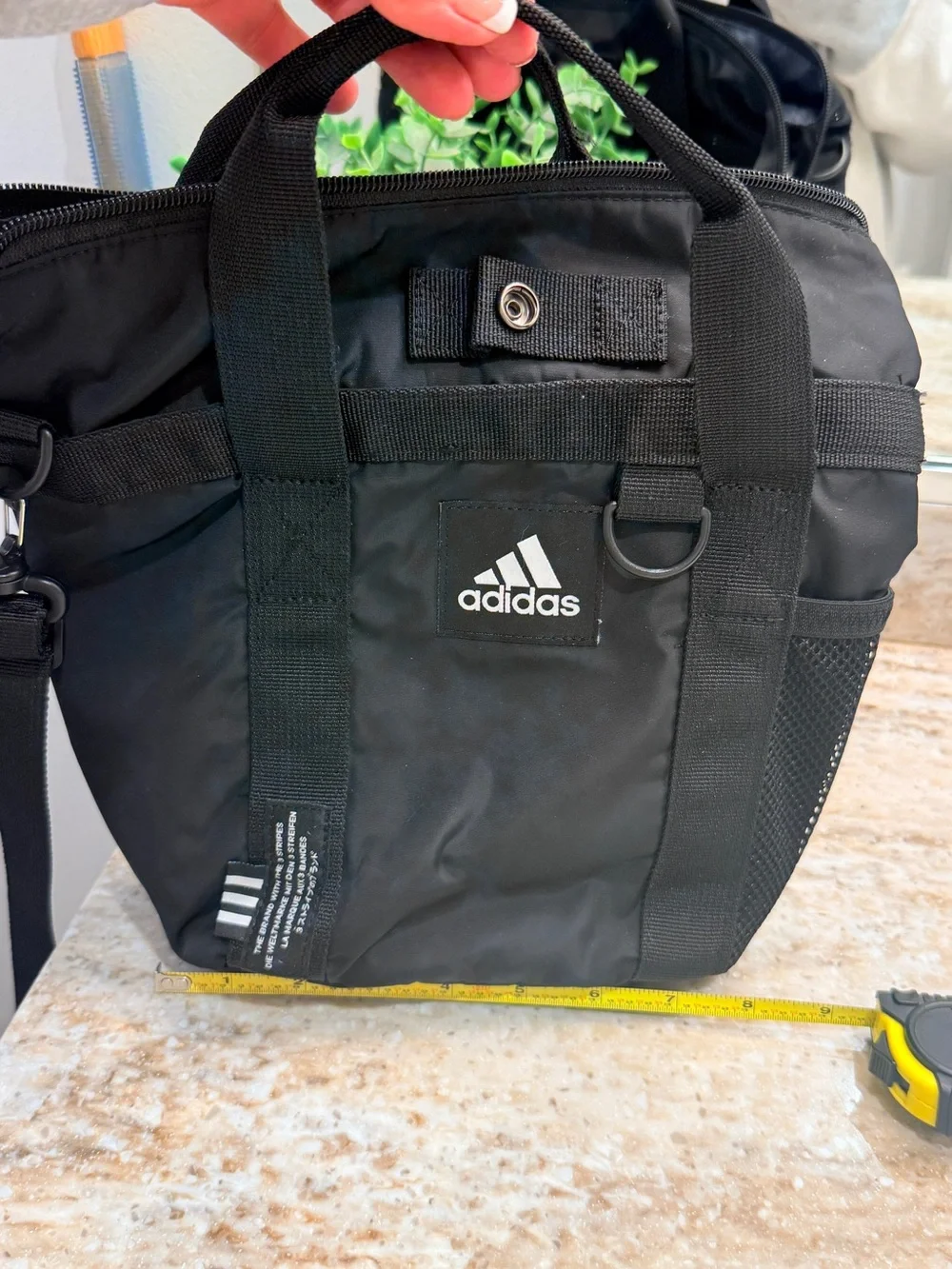 adidas Black Tote Bag with Shoulder Strap - women’s